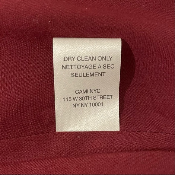 CAMI NYC The Racer Sequin Camisole Oxblood Size Large - Picture 11 of 12